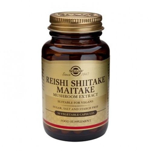 SOLGAR REISHI SHIITAKE MAITAKE MUSHROOMS EXTRACT V